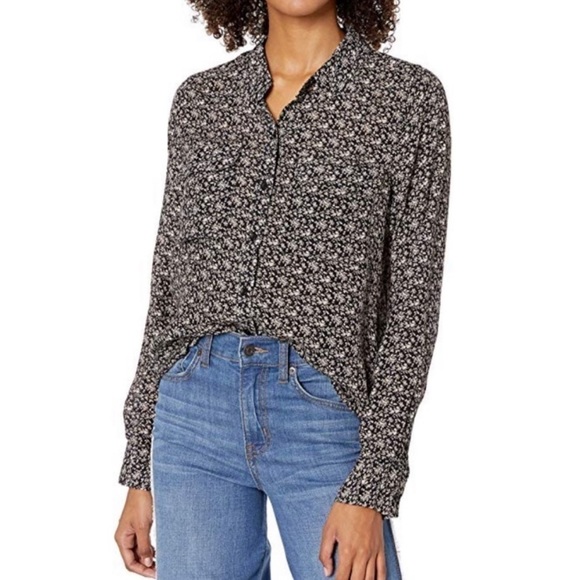 Lucky Brand Tops - LUCKY brand “Georgia” multi pattern blouse | L